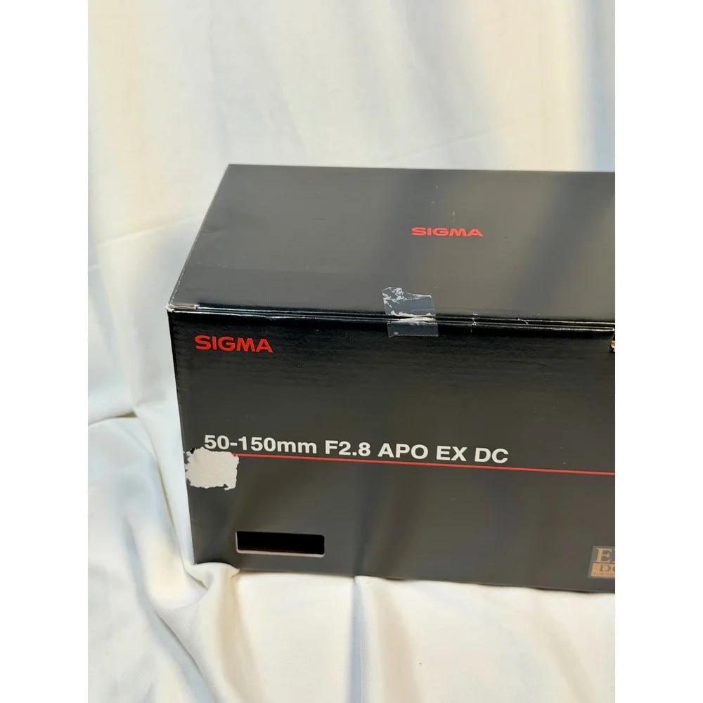 Sigma 50-150mm f2.8 APO EX DC HSM Lens for Nikon F Mount DX with Box and Case